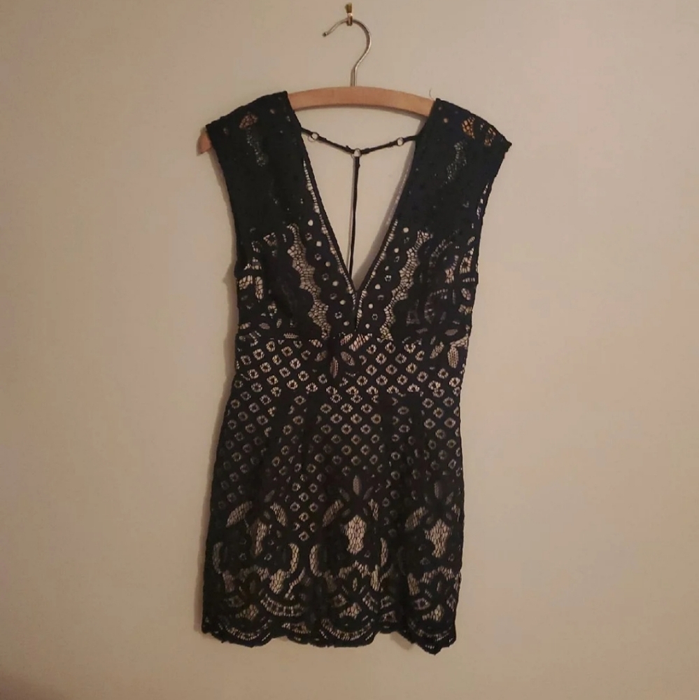Free People black mini dress